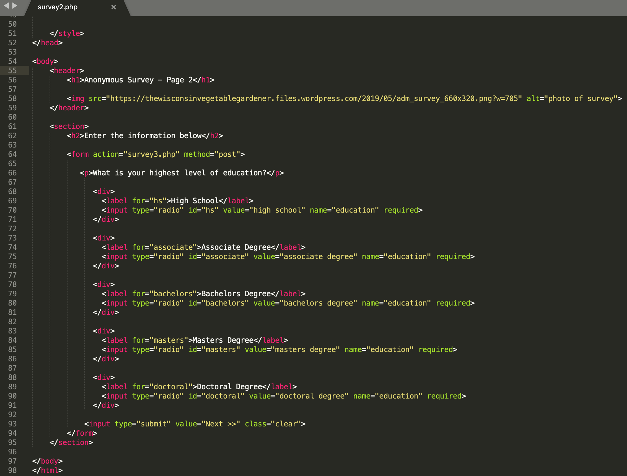 Solved Overview / Requirements: You will add the PHP as | Chegg.com