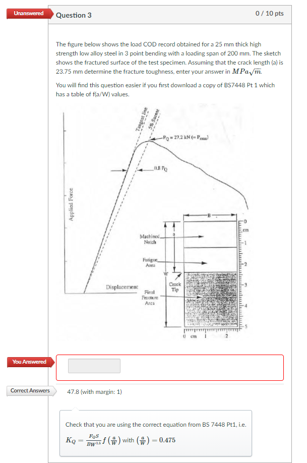 Solved Unanswered Question 3 0 / 10 pts The figure below | Chegg.com