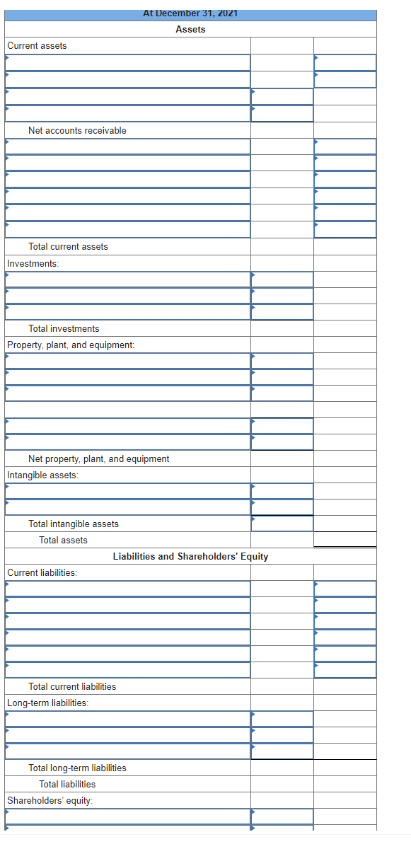 Solved Problem 3-6 (Algo) Balance sheet preparation; | Chegg.com