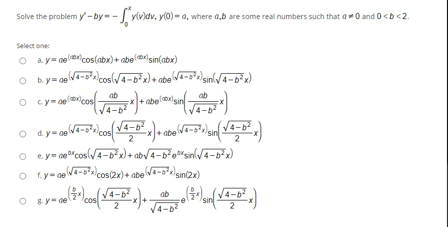 Solved Solve The Problem Y By S V0v Y0 A Where A Chegg Com
