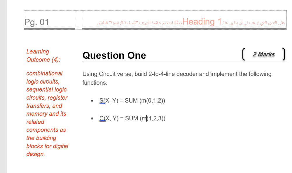 Solved Question One Using Circuit verse, build 2-to-4-line | Chegg.com