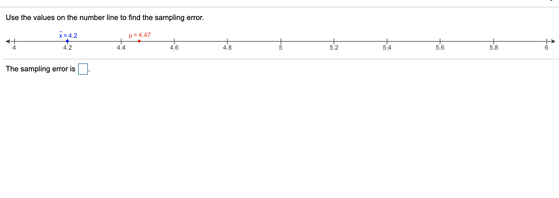 Solved Use the values on the number line to find the | Chegg.com
