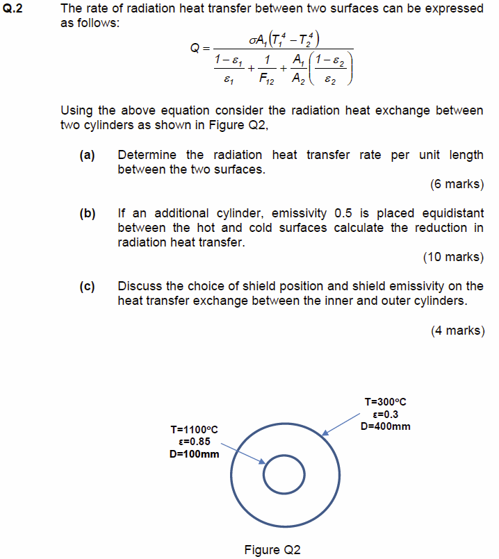 solved-the-rate-of-radiation-heat-transfer-between-two-chegg