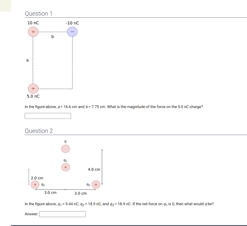Solved In the figure above, a=16.6 cm and b=7.75 cm. What is | Chegg.com