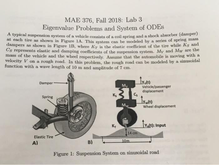 MAE 376, Fall 2018: Lab 3 Eigenvalue Problems and | Chegg.com