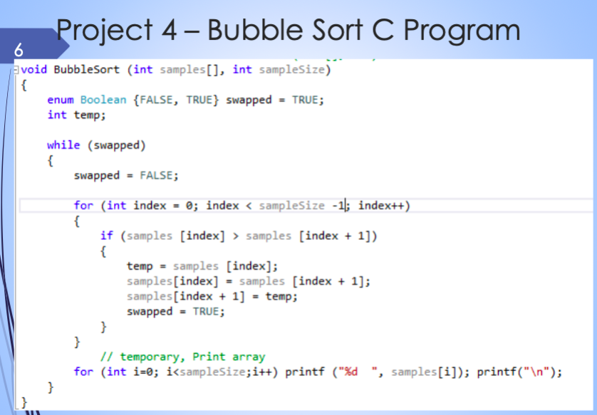 Bubble Sorting In Array In C Programming - Code With C