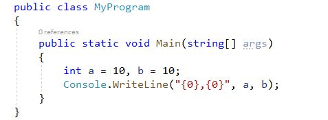 Solved public class My Program { O references public static | Chegg.com