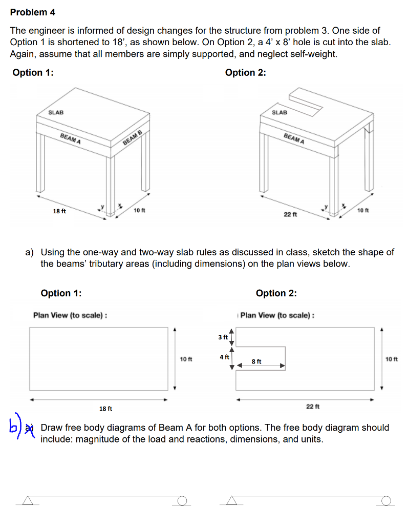 Solved Problem 4 The engineer is informed of design changes | Chegg.com