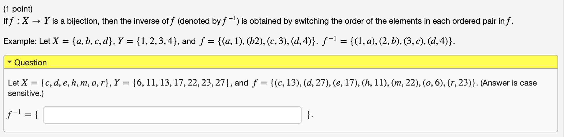 Solved 1 Point Let X P S V Y I J L M And Chegg Com