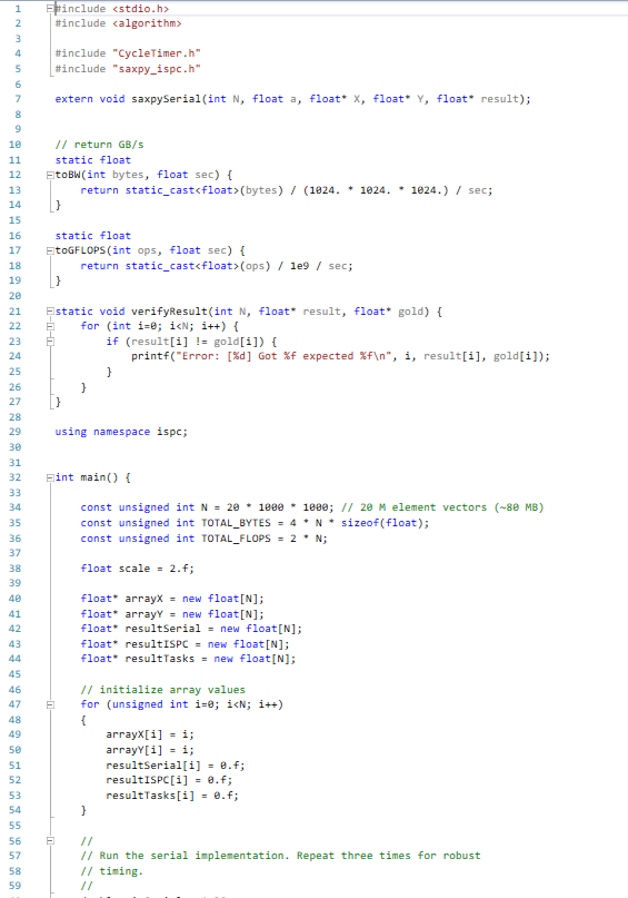 Solved Program 5: BLAS saxpy Program 5 is an implementation | Chegg.com