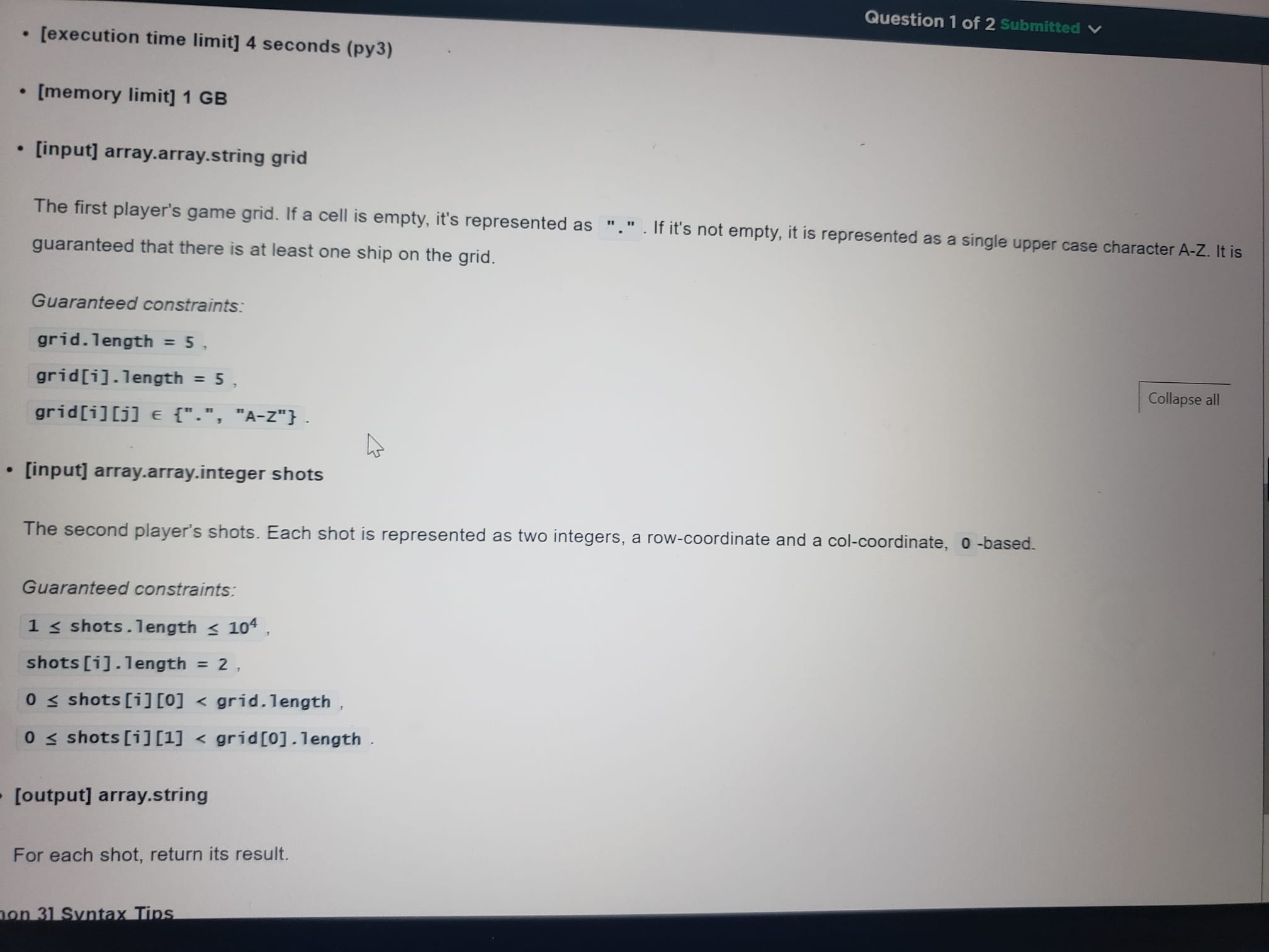Solved You're implementing a server for your own Sea Battle | Chegg.com