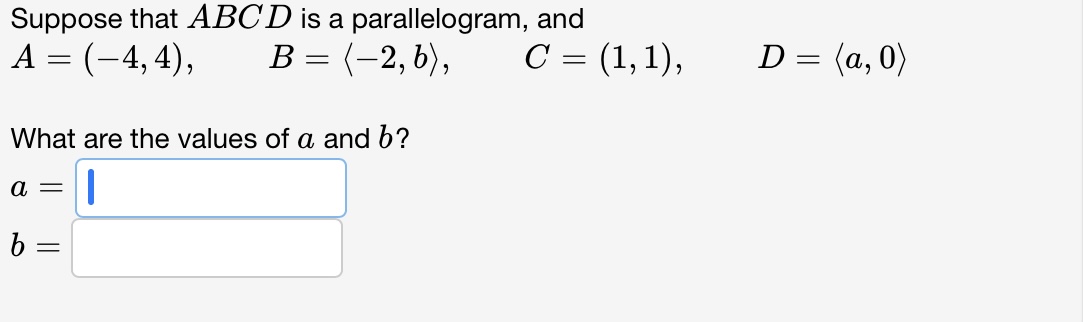 Solved Suppose That ABCD Is A Parallelogram, And | Chegg.com