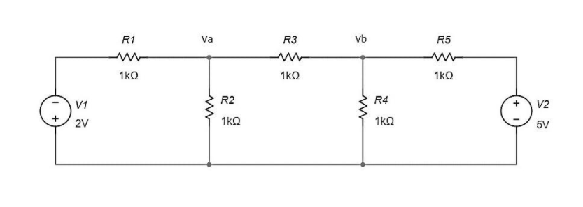 Solved A resistive circuit shown in Figure 2 has two voltage | Chegg.com