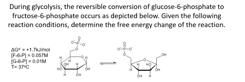 Solved The Conversion Of Fructose 6 Phosphate To Fructose Chegg Com