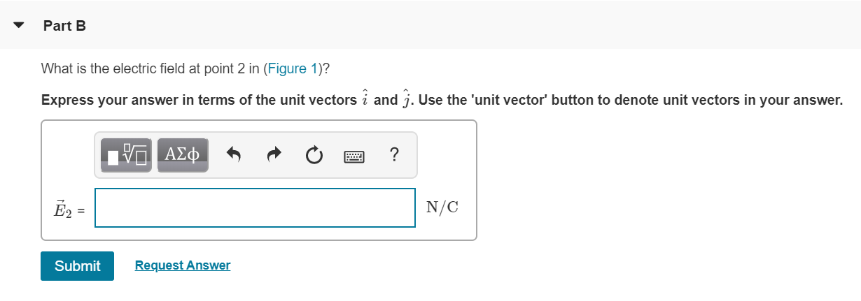 Solved Review Constant Part A What is the electric field at | Chegg.com