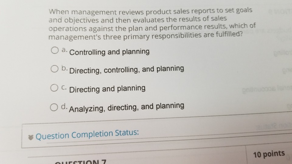 Solved QUESTION 5 10 points Save Answer When management | Chegg.com