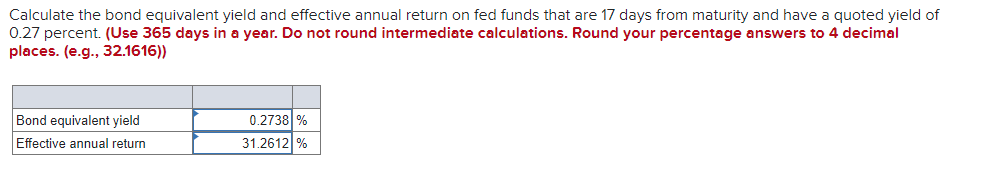 Solved Calculate the bond equivalent yield and effective | Chegg.com