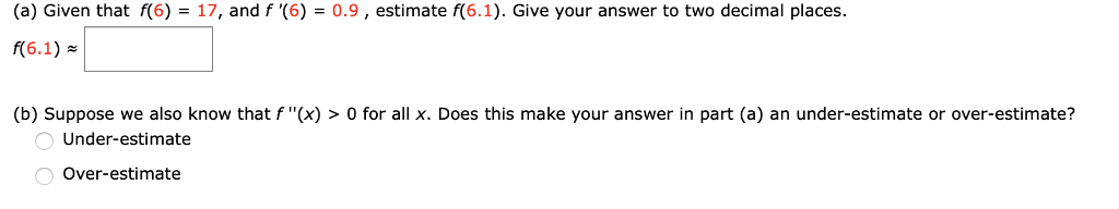 Solved Use the values in the table below to answer each of | Chegg.com