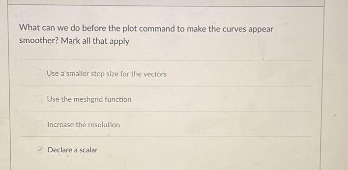 Solved What can we do before the plot command to make the | Chegg.com