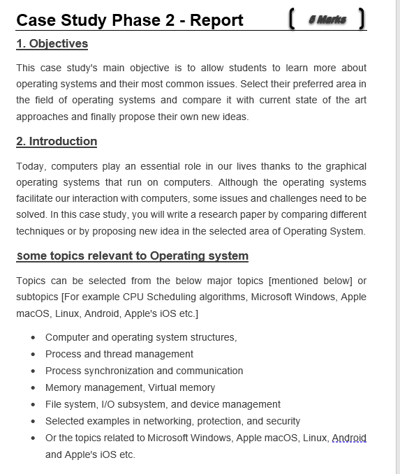 case report learning objectives