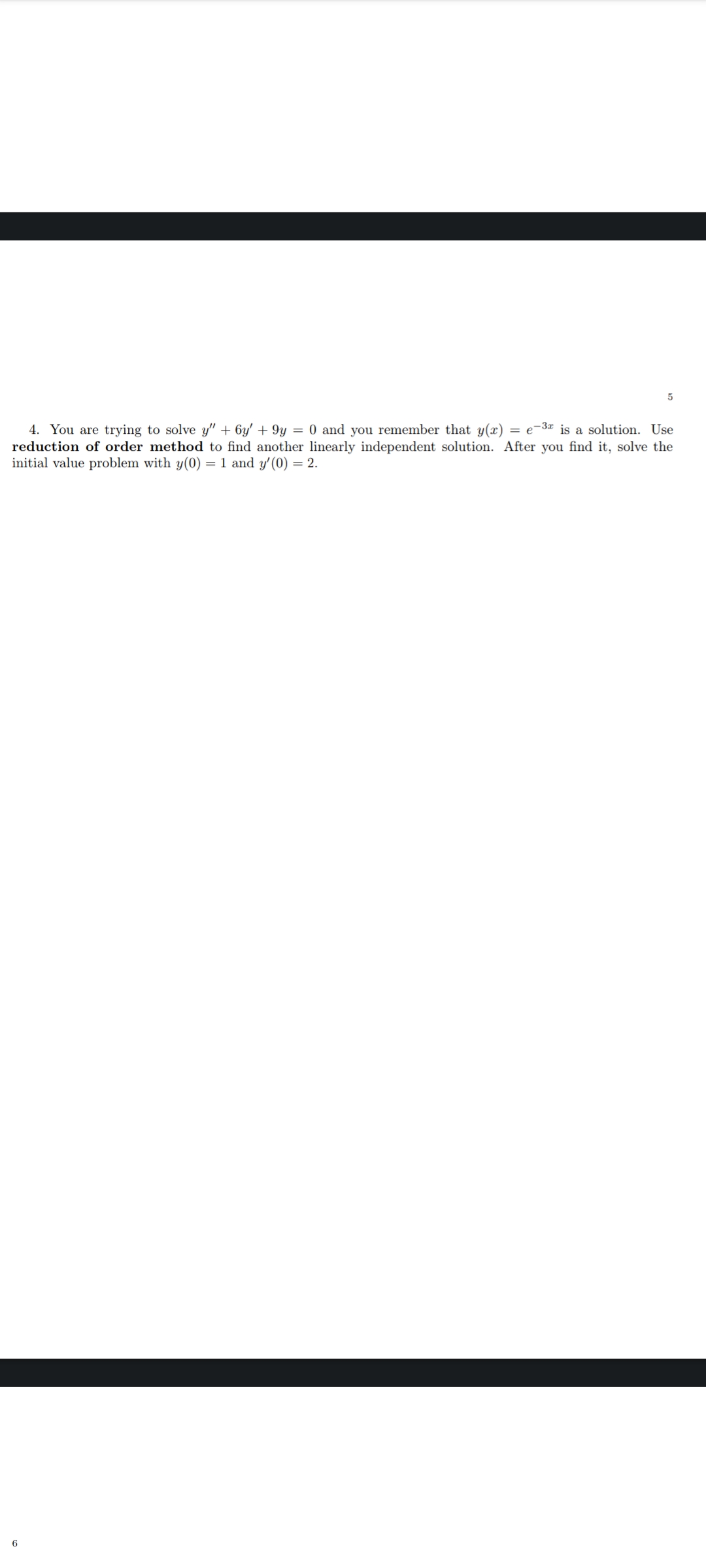 solved-4-you-are-trying-to-solve-y-6y-9y-0-and-you-chegg