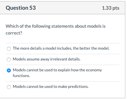 Solved Question 53 1.33 pts Which of the following | Chegg.com