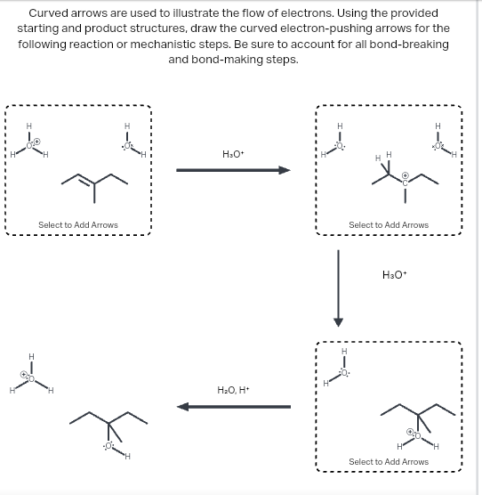 Solved Curved arrows are used to illustrate the flow of | Chegg.com