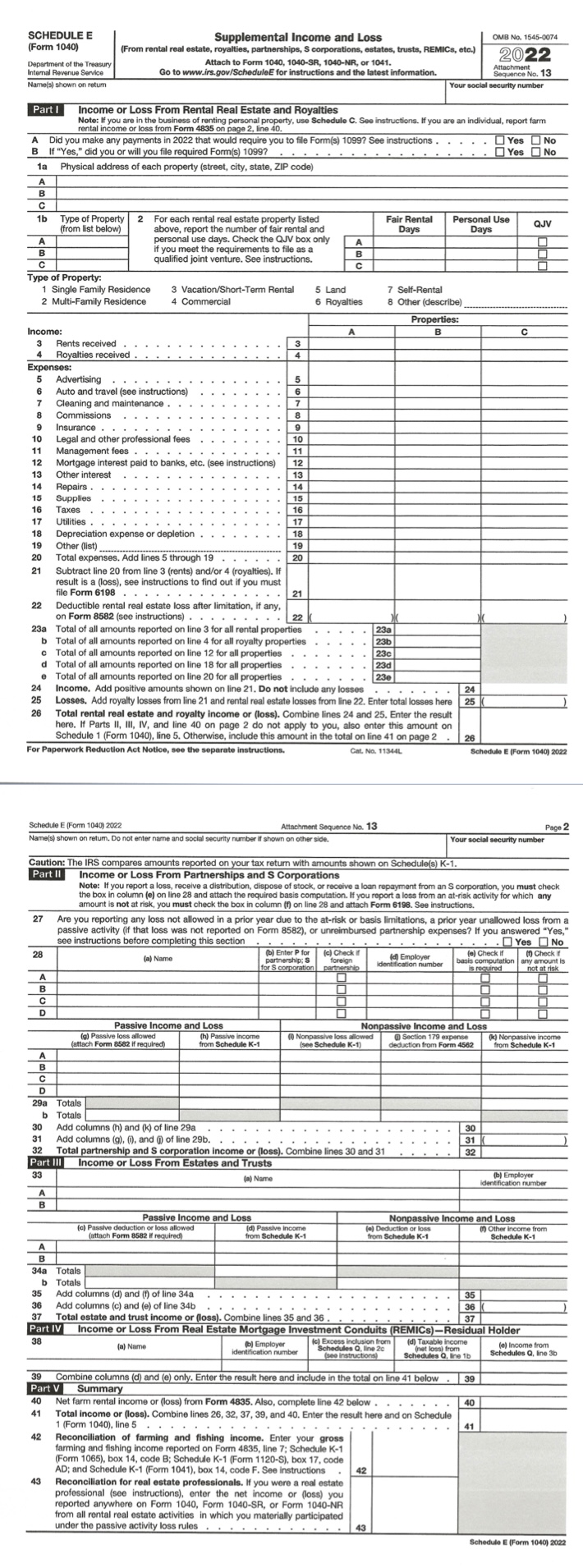 **Forms required: FORM 1040 (pages 1-2)SCHEDULES 1, | Chegg.com