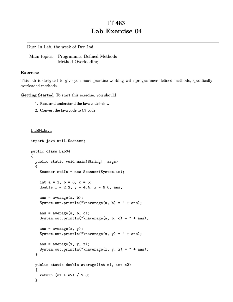 Understand Overloading in Java