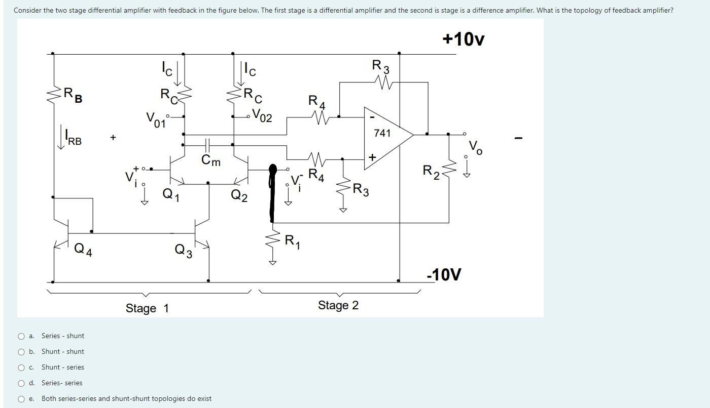 Solved A. Series - Shunt B. Shunt - Shunt C. Shunt - Series | Chegg.com