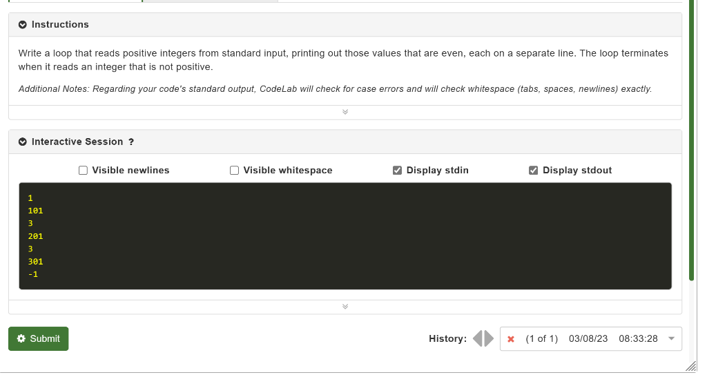 Solved Write a loop that reads positive integers from | Chegg.com