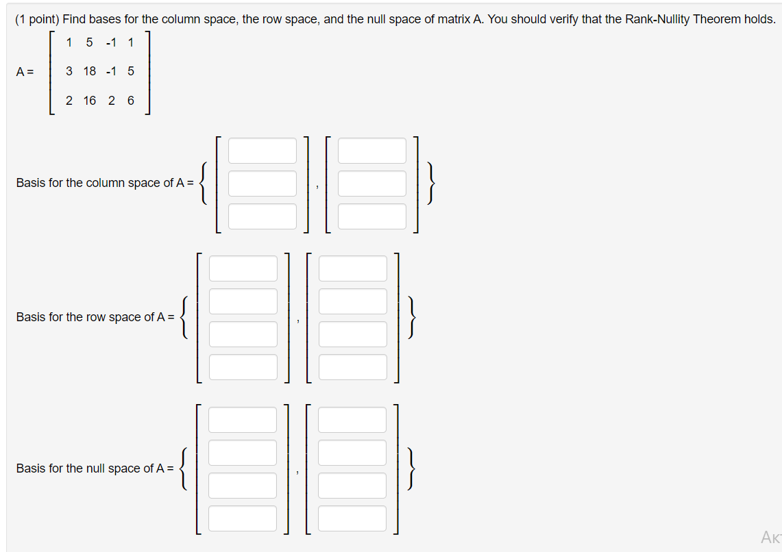 solved-1-point-find-bases-for-the-column-space-the-row-chegg