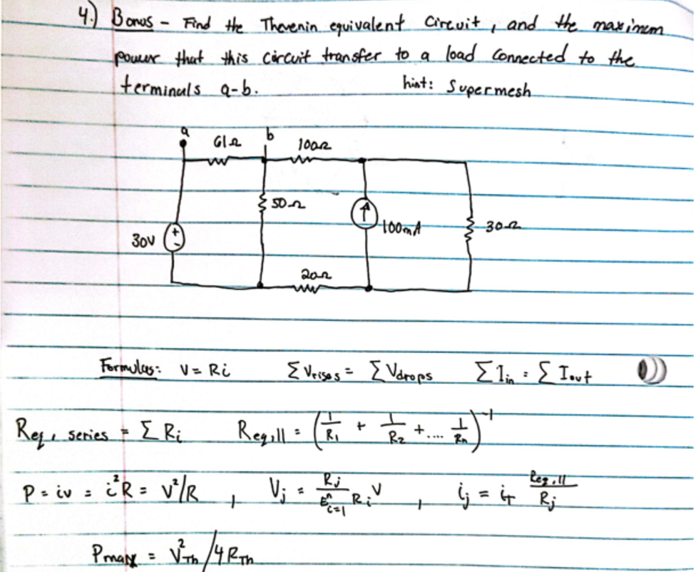 Solved how do ﻿you calculate Thevenin voltage, provide | Chegg.com