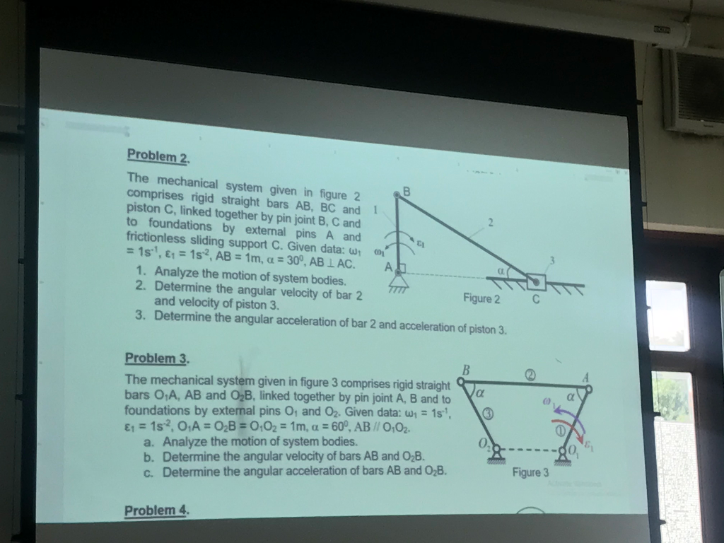 Solved Problem 3: The mechanical system given in figure 3 | Chegg.com