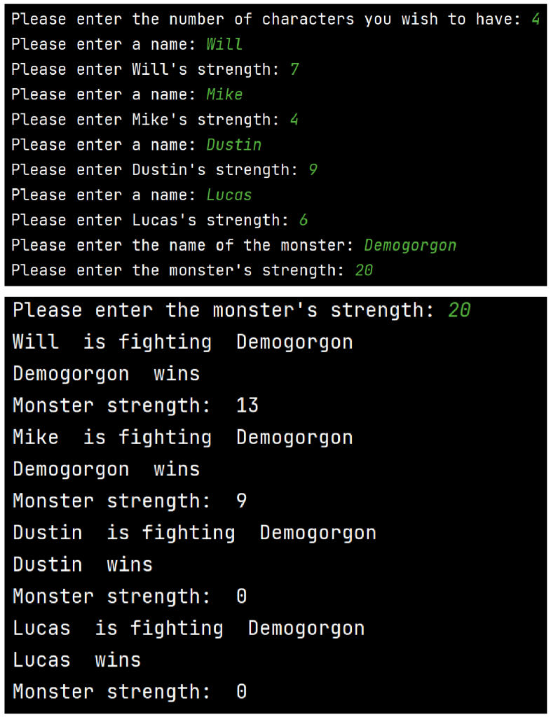 Solved Refer to the DND code (or you may refer to my | Chegg.com
