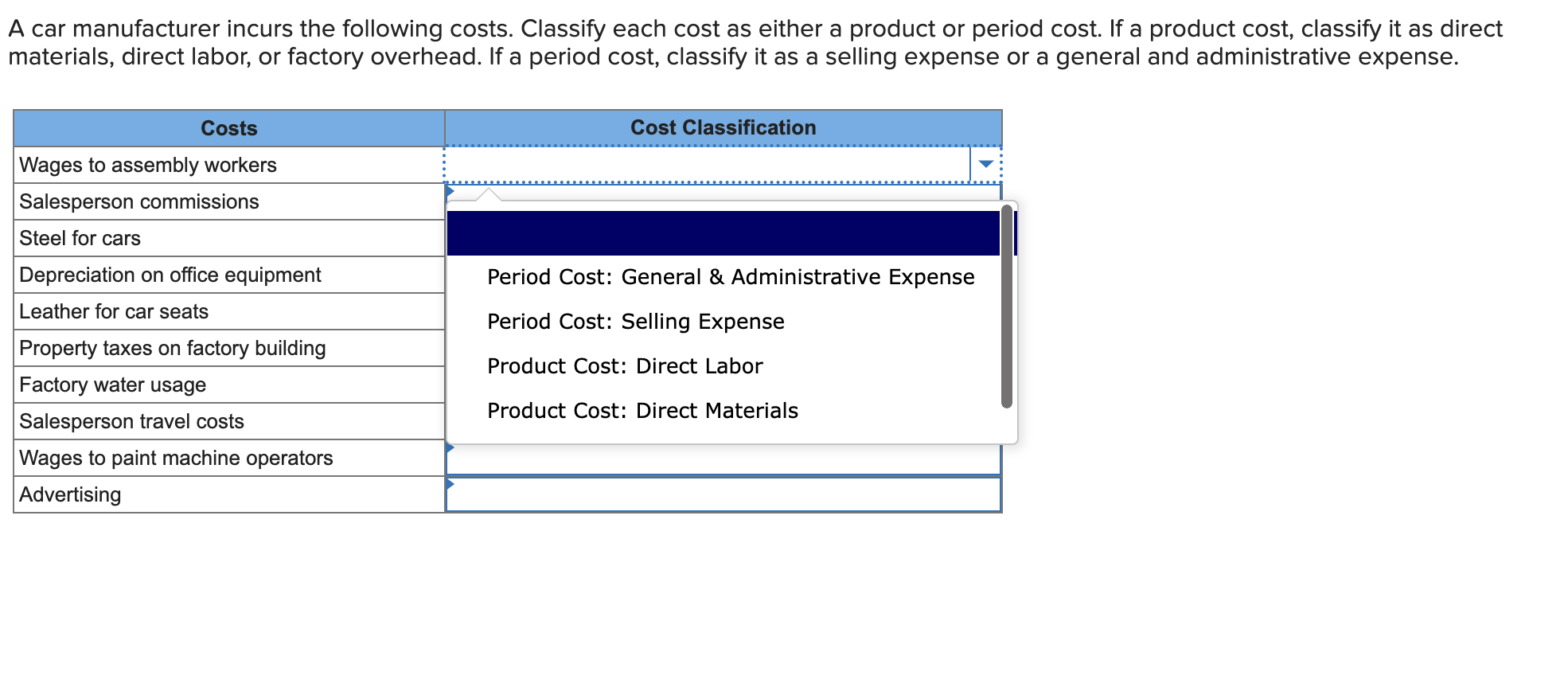 solved-a-car-manufacturer-incurs-the-following-costs-c