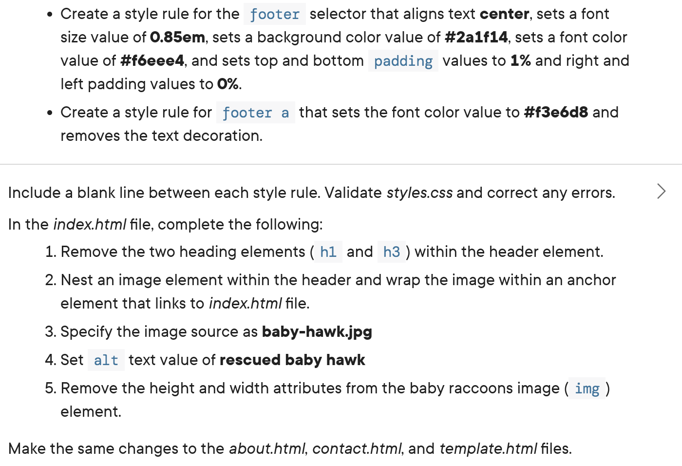 Solved C4 In the Lab 2 Creating a Style Sheet for a