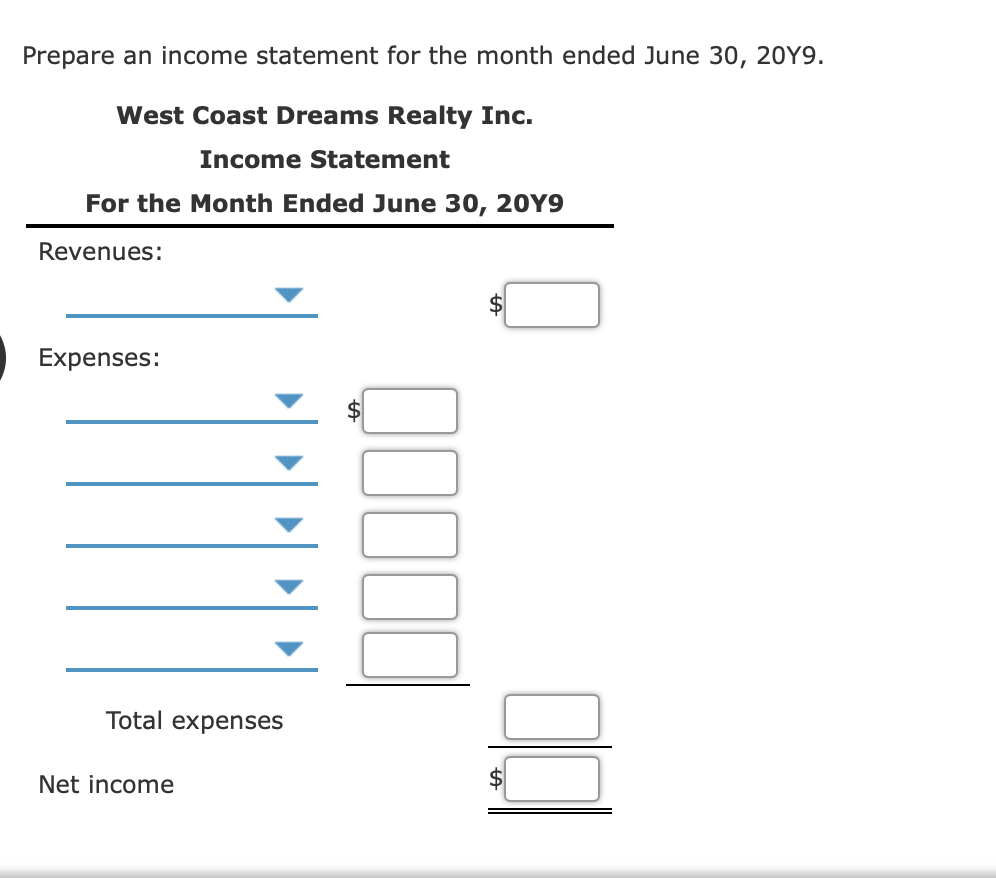 Solved After its first month of operations, the following