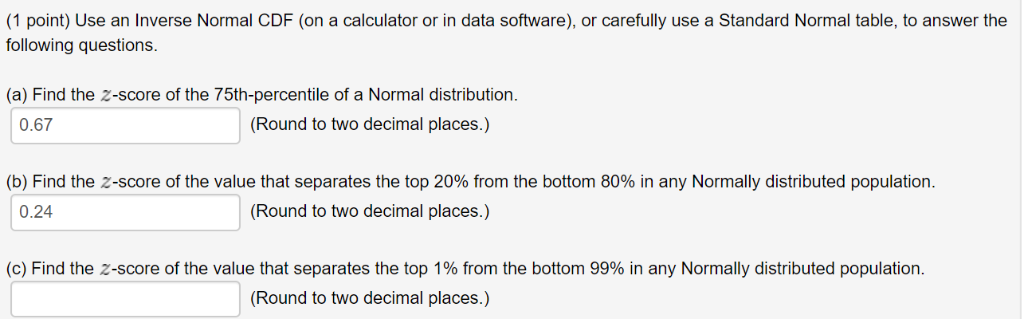 inverse cdf calculator