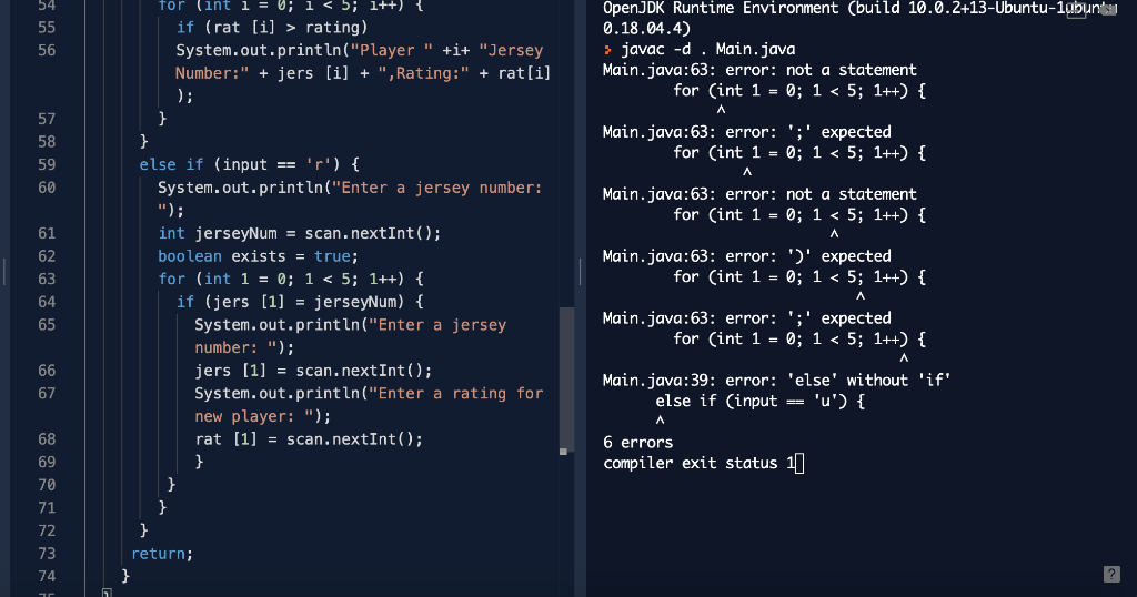 Solved Hi, I'm currently working on a project for my Java | Chegg.com