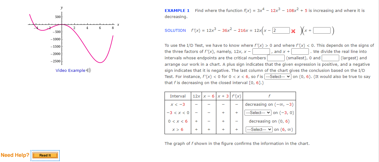 Solved EXAMPLE 1 Find where the function | Chegg.com