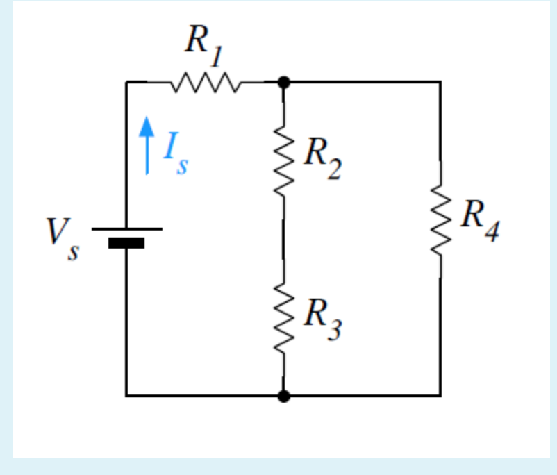 Solved Part A) Find the current owing through the voltage | Chegg.com