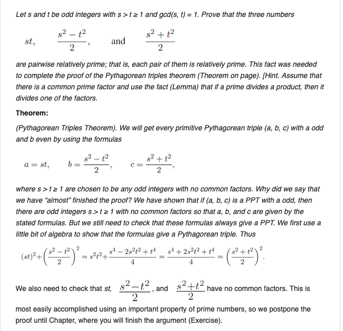 solved-lets-and-t-be-odd-integers-with-s-t2-1-and-gcd-s-t-chegg