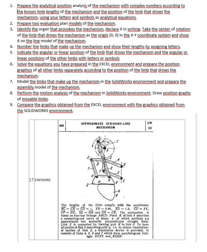1. Prepare the analytical position analysis of the | Chegg.com