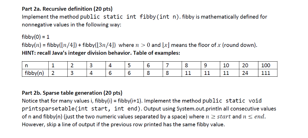 Solved You may not use for or while. Any looping must be | Chegg.com