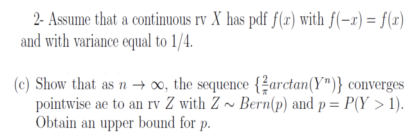 Solved Y X And For Every R 1 E Yr E Y R Chegg Com