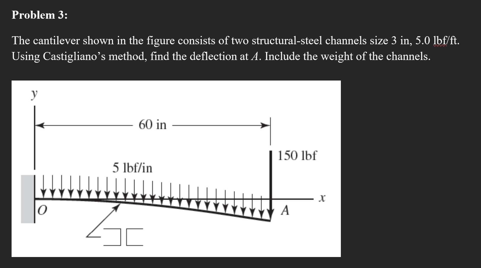 Solved The cantilever shown in the figure consists of two | Chegg.com
