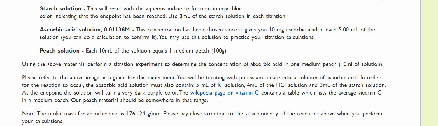 Solved Colorimetric Titration Experiment Determine The Chegg Com