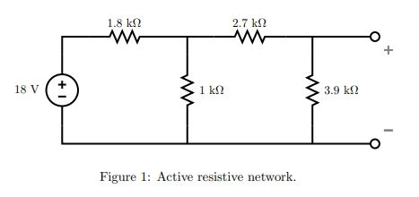 Solved A Find The Thevenin Equivalent To The Active Netw Chegg Com