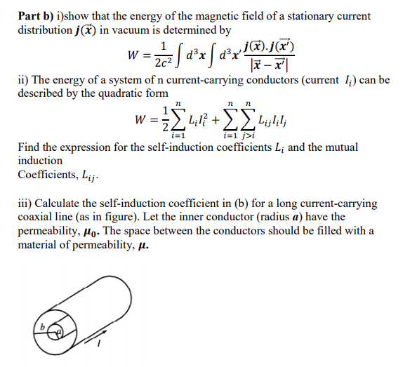 Question 2: Part a) The magnetic field due to a ring | Chegg.com